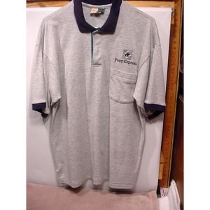 Vintage PONY EXPRESS COURIER GUARD Short Sleeve Knit Shirt - Size (Unisex) Large